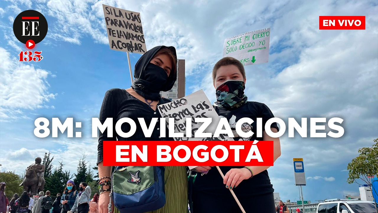 En video: Vea cómo avanza la manifestación del 8M en el Centro Memoria