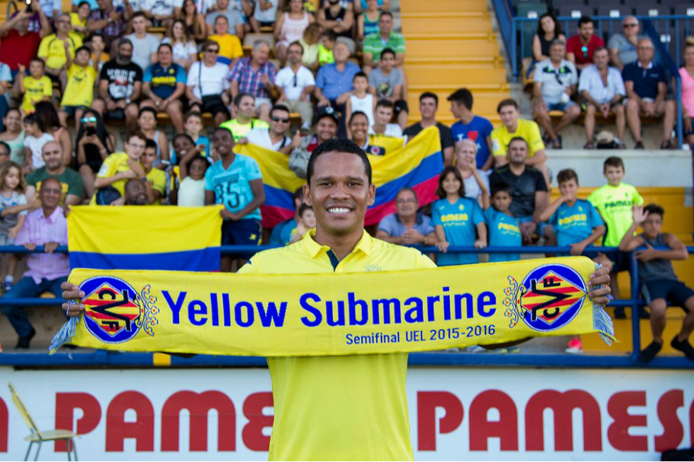 Las imágenes que dejó la presentación de Carlos Bacca en el Villarreal