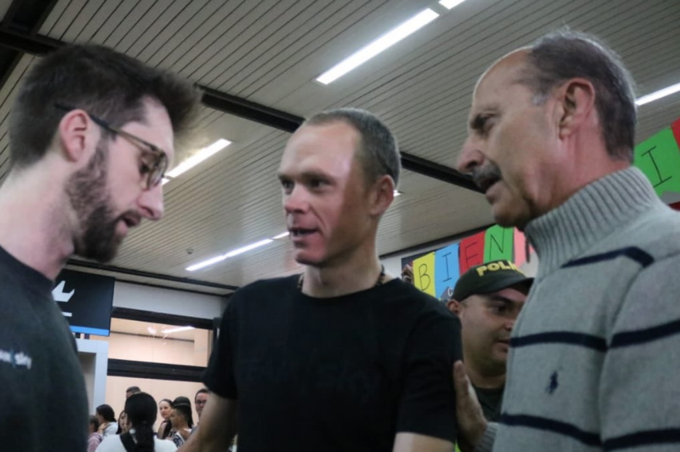 Chris Froome ya está en el país para disputar el Tour Colombia