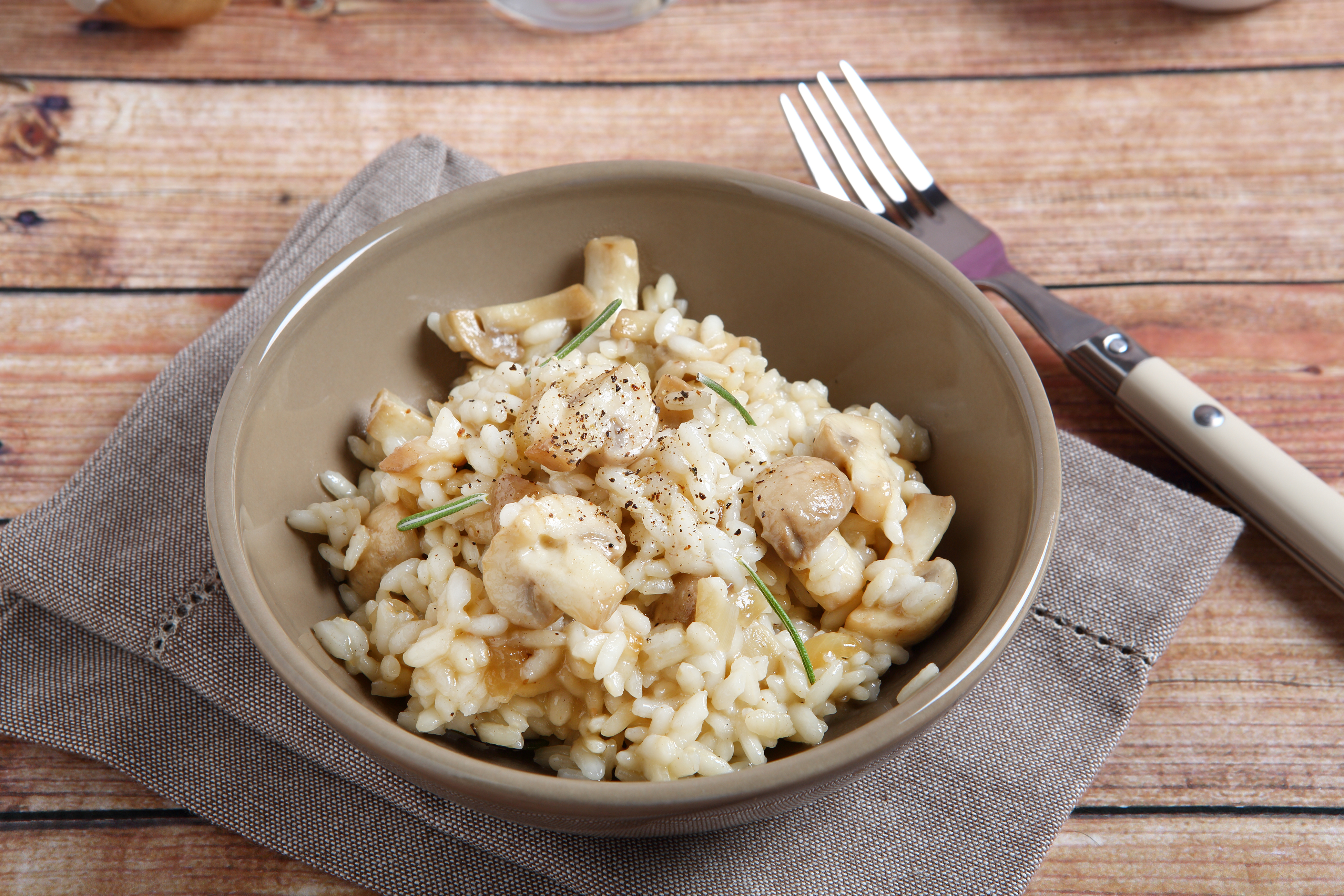 Con esta receta se prepara un buen arroz con champiñones
