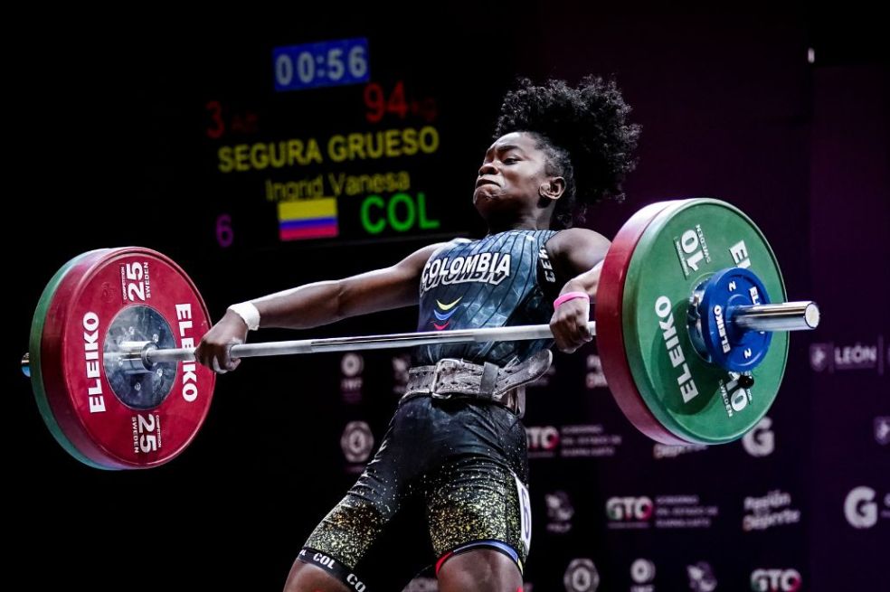 Colombiana Ingrid Segura ganó tres oros en Mundial juvenil de Levantamiento de Pesas