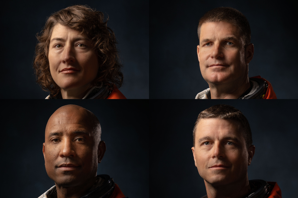 Estos serán los cuatro astronautas que volarán alrededor de la Luna en 2024