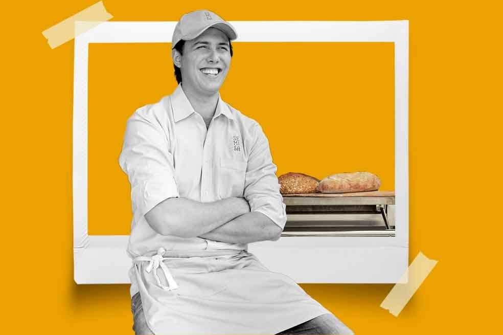 Desde hace cuatro años, Vincenzo Lo Paro vende pan, utensilios de cocina e ingredientes en Semilla Bread (Cra. 17A #119A-88). Allí también dicta talleres de panadería colombiana y pan de masa madre.