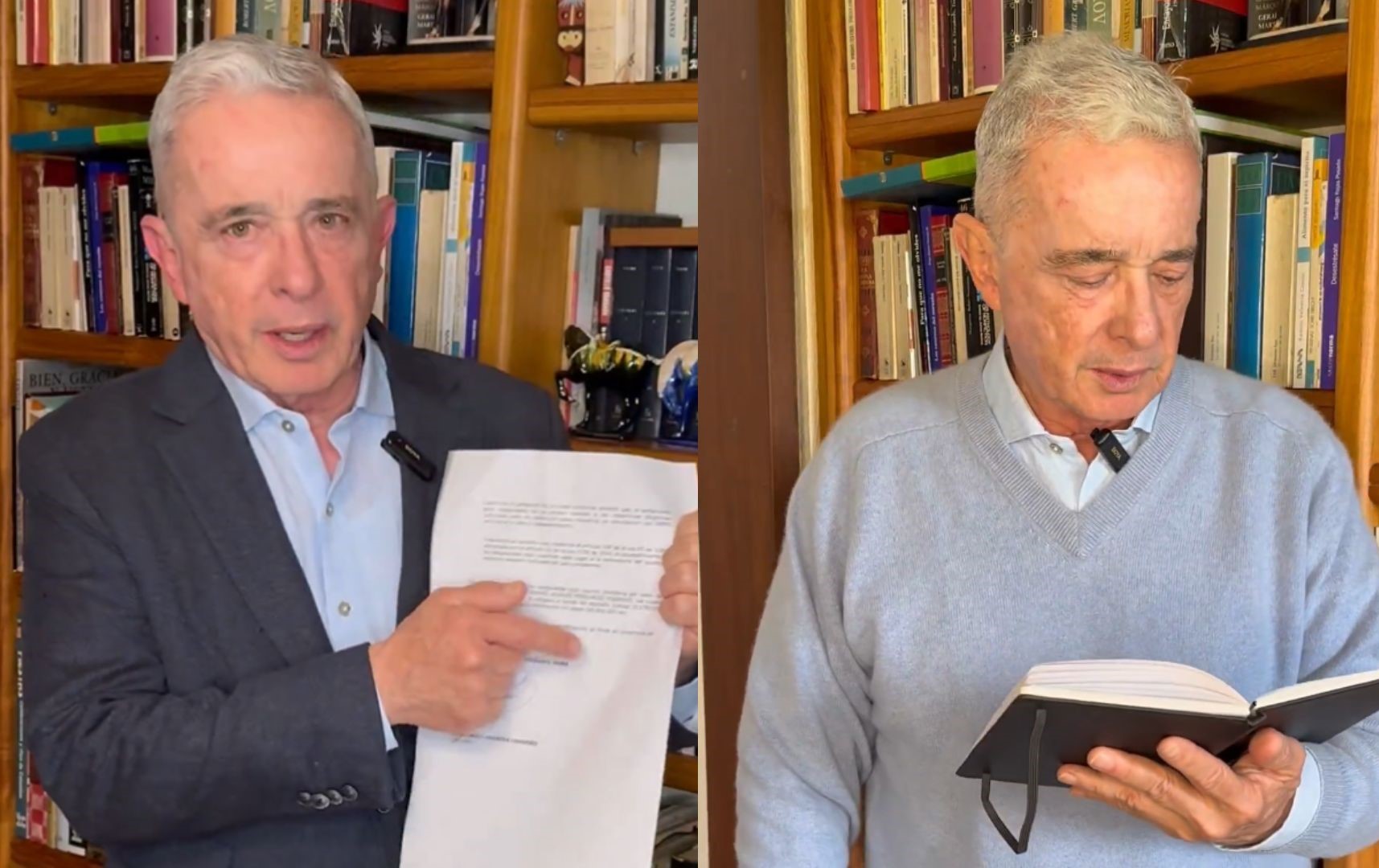 Piden que Uribe no pueda usar su celular ni sus redes en medio de su arresto domiciliario