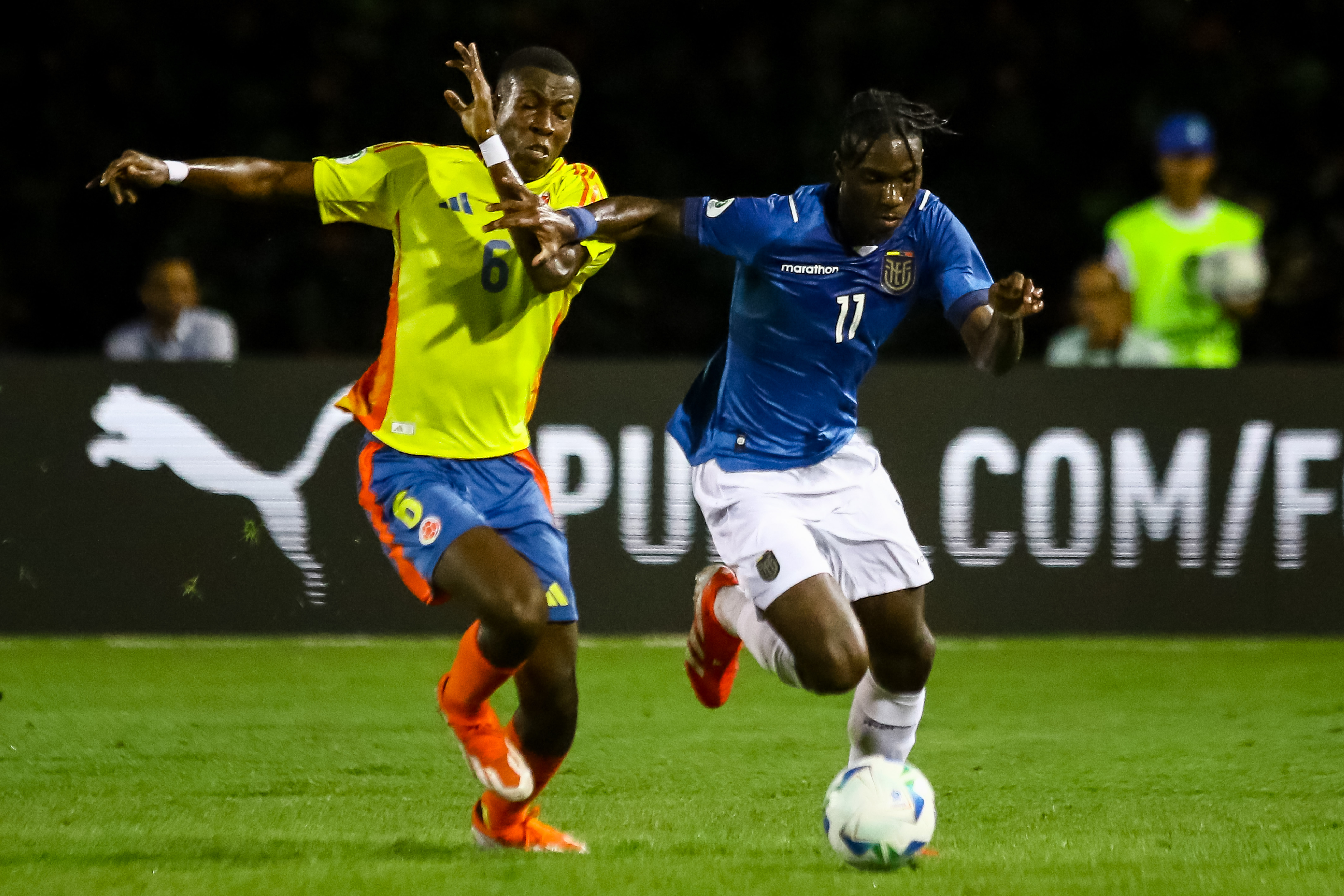 Colombia derrotó a Ecuador y logró su primer triunfo en el Sudamericano Sub-20
