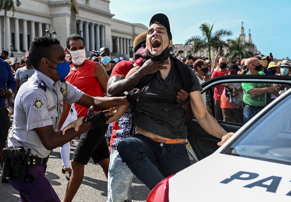 En apoteósica marcha, Cubanos piden libertad