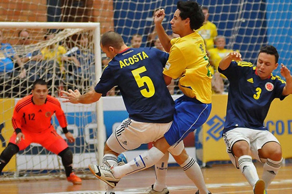 Selección Colombia de futsal. Foto: Conmebol