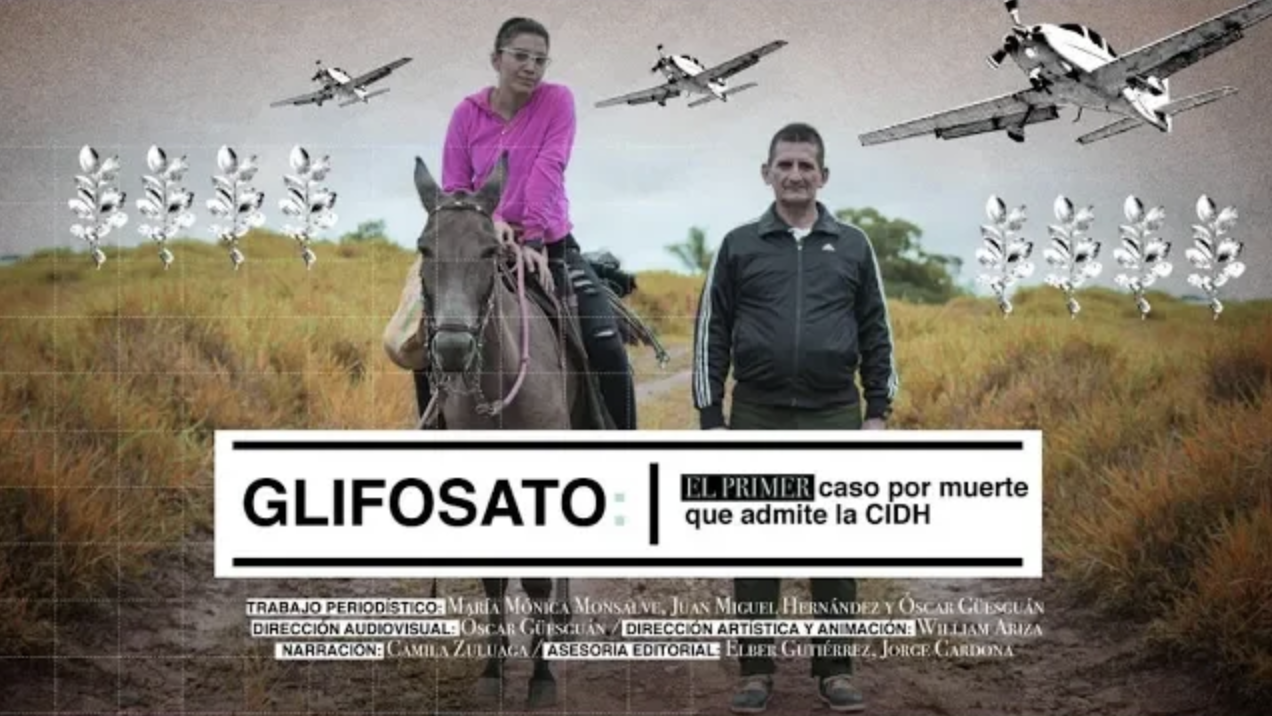 “Glifosato: el primer caso por muerte que admite la CIDH”, mejor reportaje en video en el premio de Periodismo Simón…