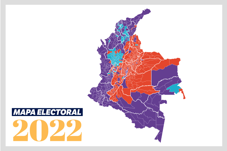Mapa electoral 2022: así votó Colombia en las elecciones presidenciales