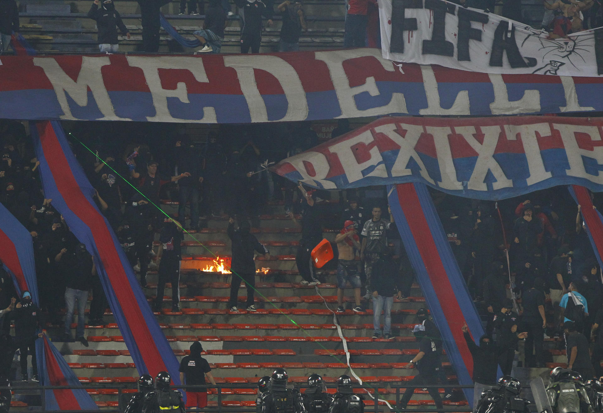 Atención: cancelaron el DIM vs. Flamengo en Libertadores por el caos en el Atanasio Girardot