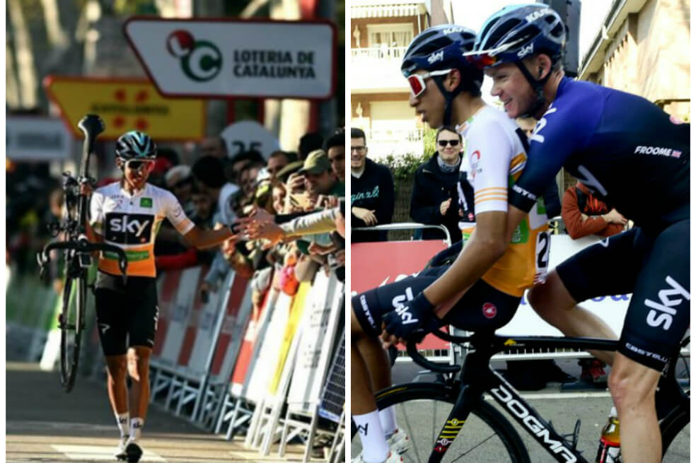 Egan Bernal, con la bicicleta al hombro: así terminó la quinta etapa de la Vuelta a Cataluña