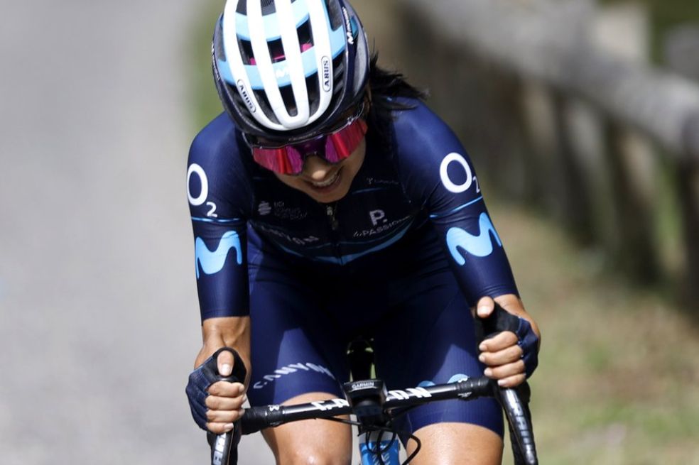 Paula Patiño, corredora del Movistar Team.