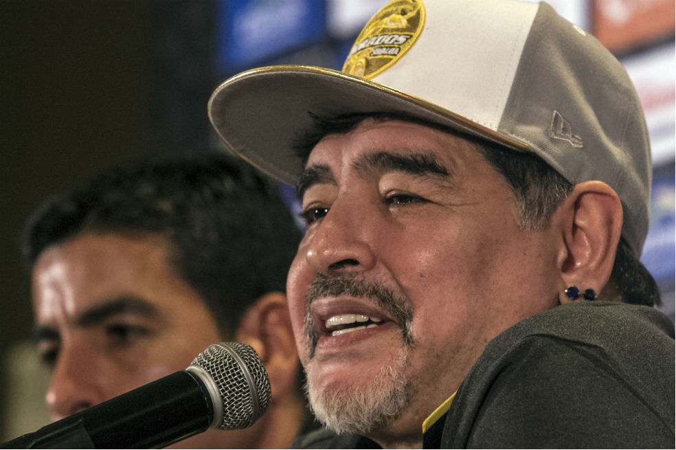 Maradona:»Quiero ver el sol, antes no quería acostarme, ni sabía lo que era una almohada»