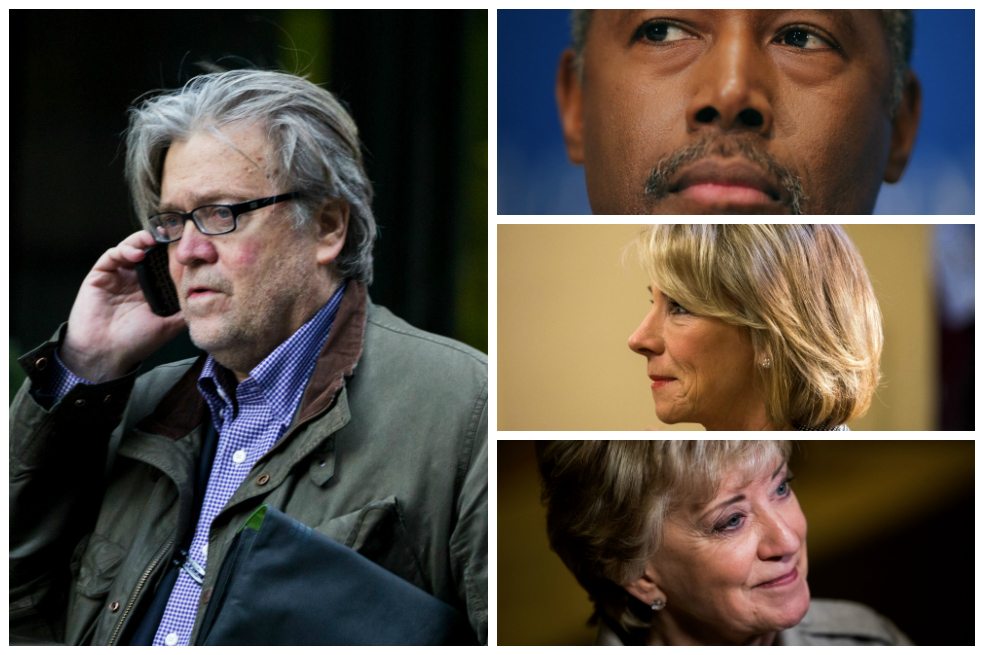 Estos son hasta ahora los elegidos de Donald Trump para su gabinete