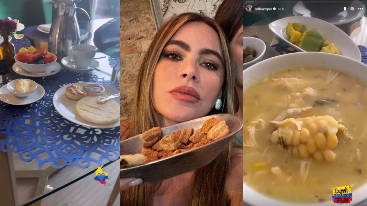 Sofía Vergara rompió la dieta en su regreso a Colombia con estos ‘pecaditos’