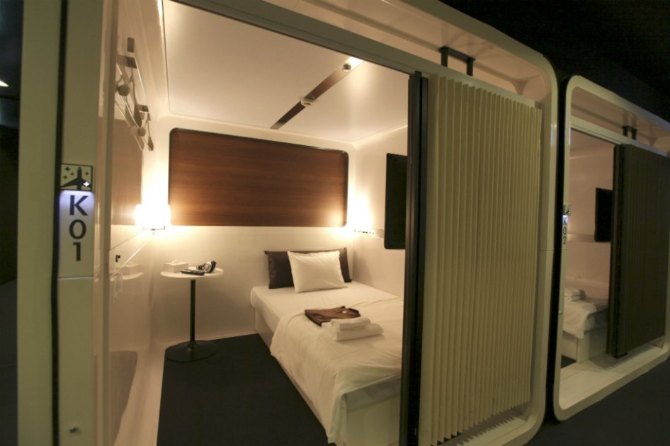 Hoteles cabina de Japón, la nueva definición de hospedaje