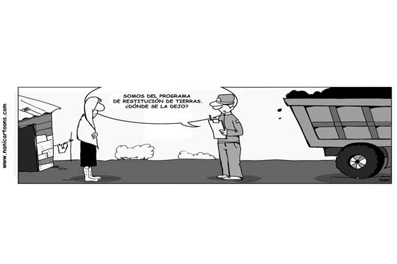 Del programa de restitución de tierras