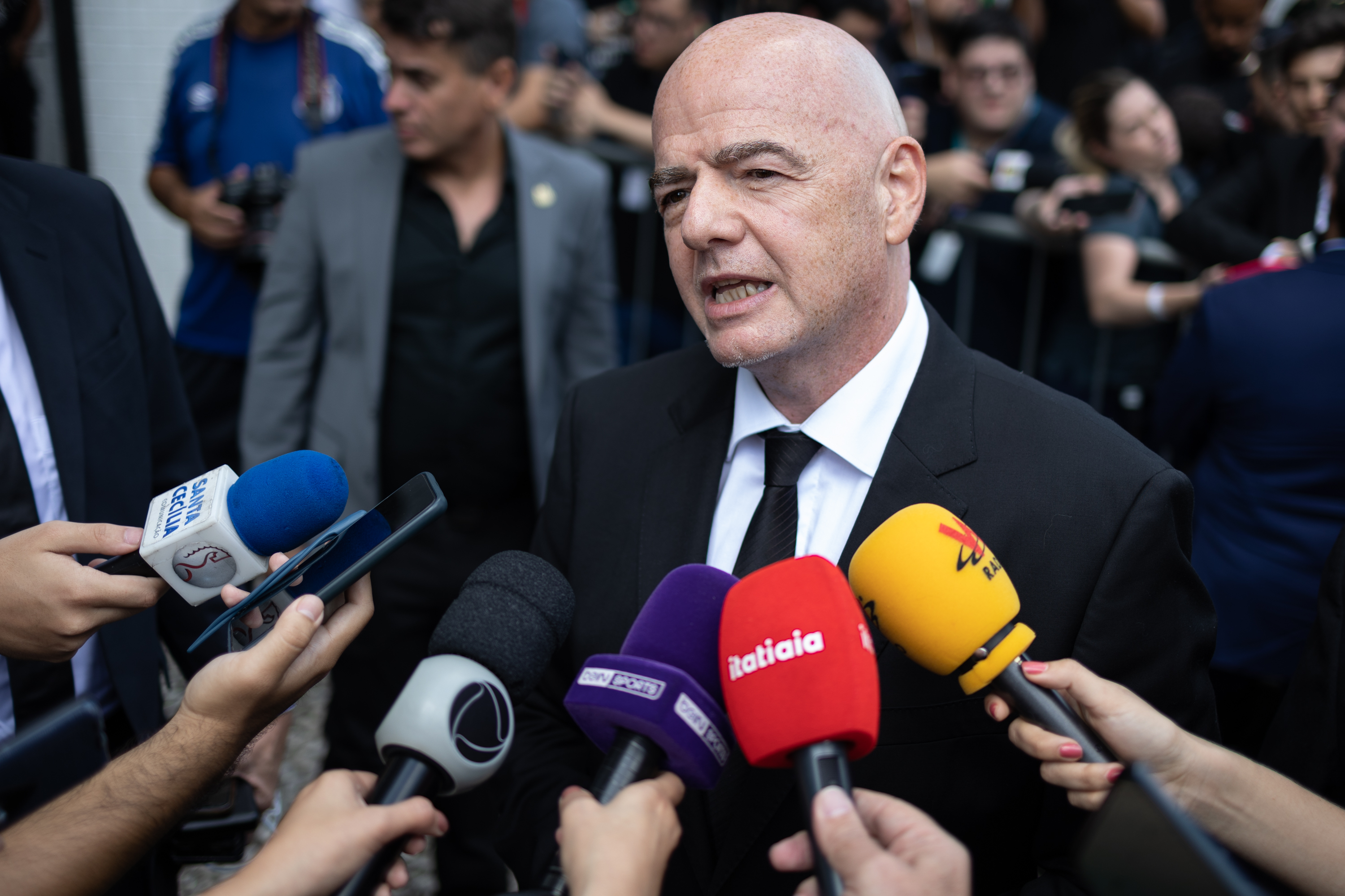 Infantino cumplió siete años al frente de la Fifa