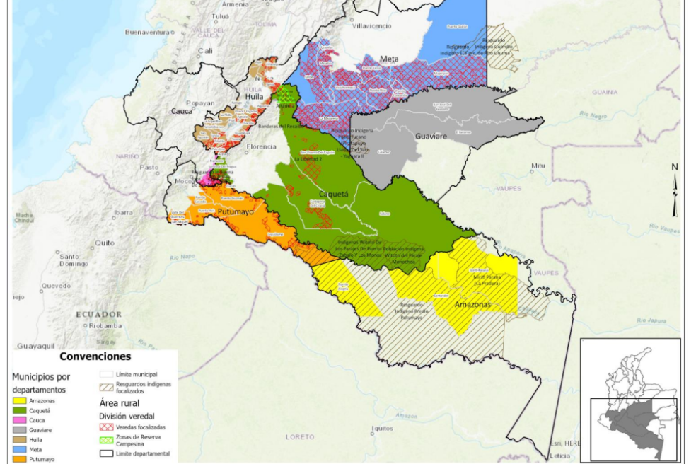 Departamentos bajo alerta temprana de la Defensoría del Pueblo por presencia de disidencias de las Farc.