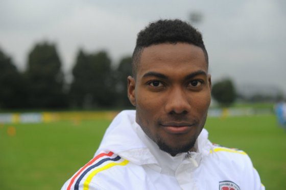 Damir Ceter, futbolista de la selección Colombia Sub-20 e Independiente Santa Fe. / Cristian Garavito - El Espectador