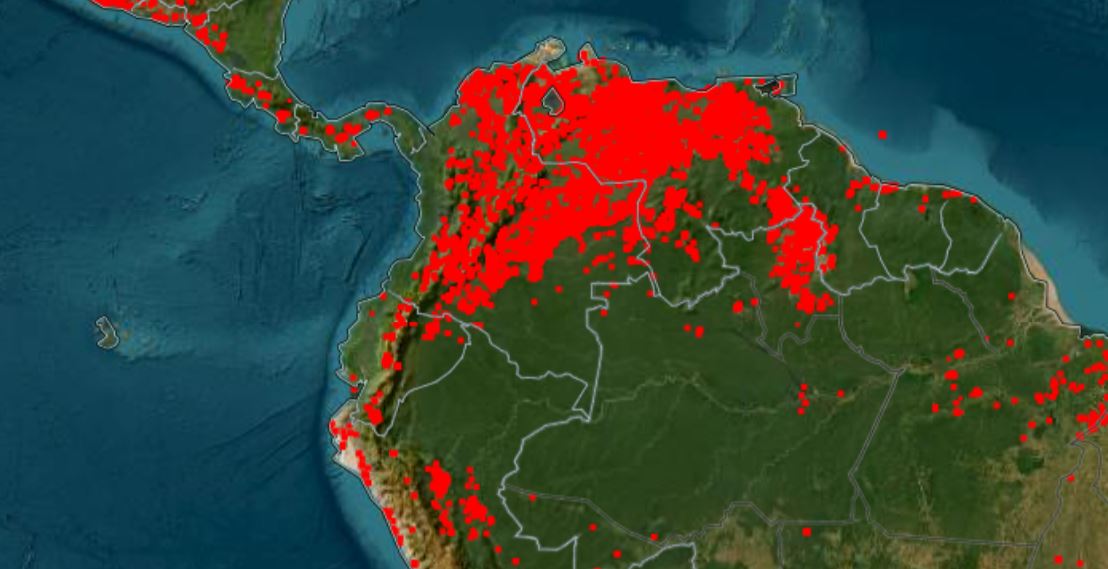 Algunas claves para entender qué es lo que muestra el mapa de la Nasa sobre Colombia