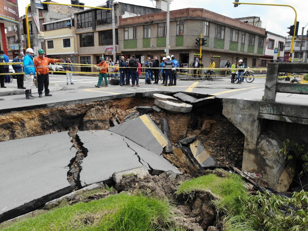 Estos son los cierres viales en la calle 3 con carrera 60 por emergencia causada por lluvias