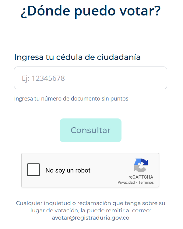 Consulta Registraduría