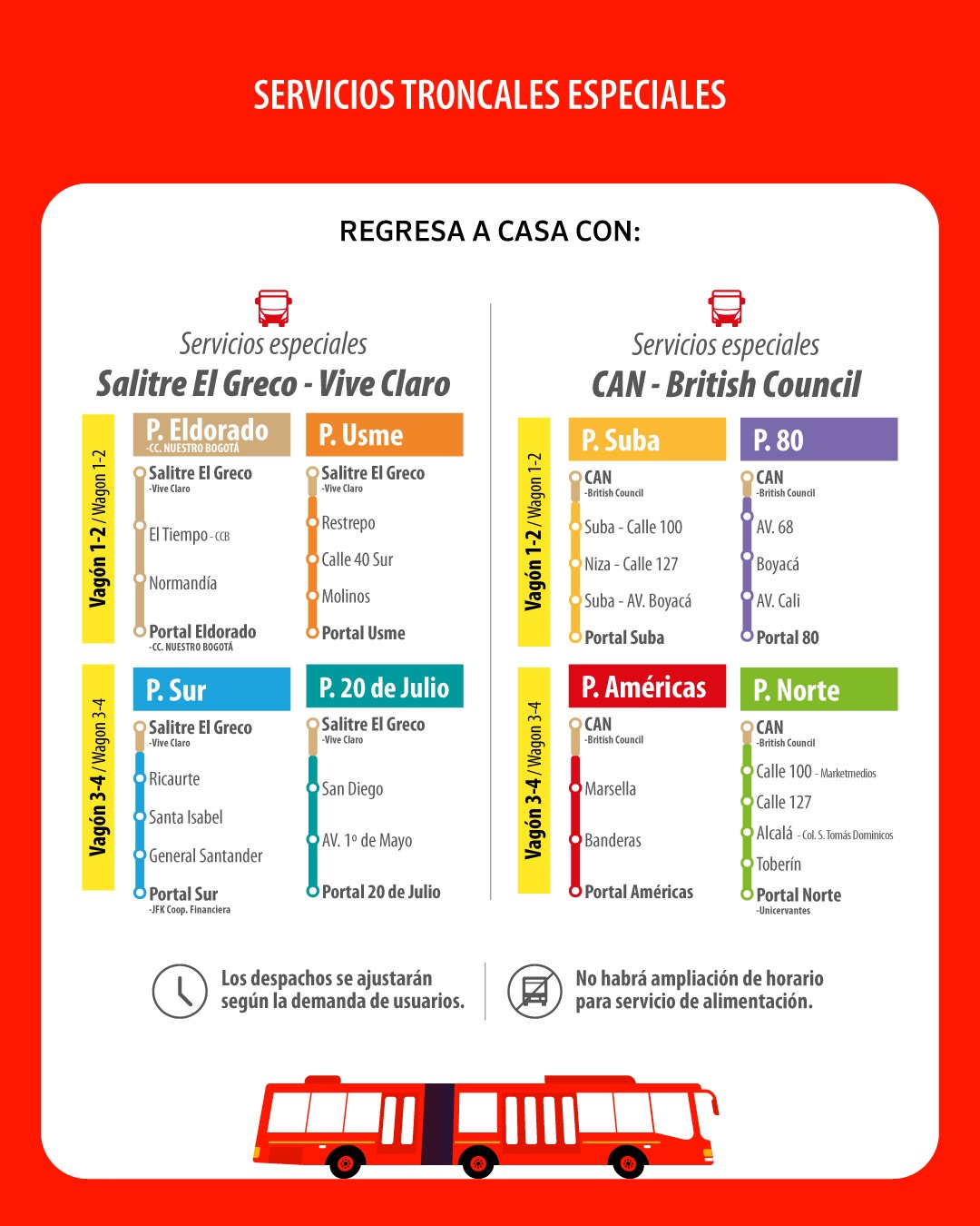 Operación Transmilenio Concierto por la vida