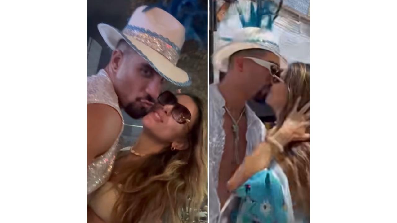 ¿Marilyn Patiño y Renzo viven un amor de carnaval? Se besaron en la Batalla de las Flores