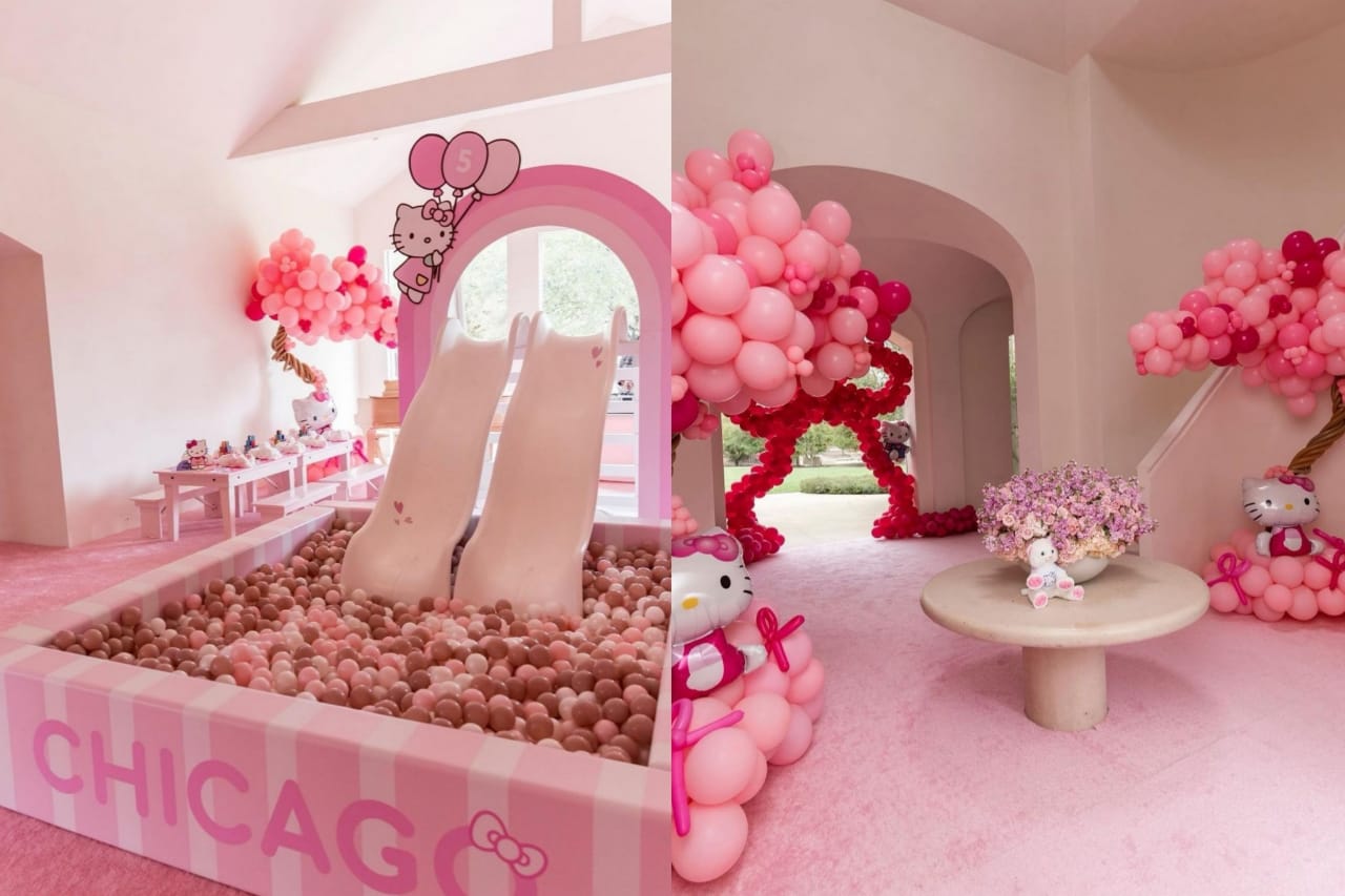 Kim Kardashian celebró el cumpleaños de su hija Chicago.