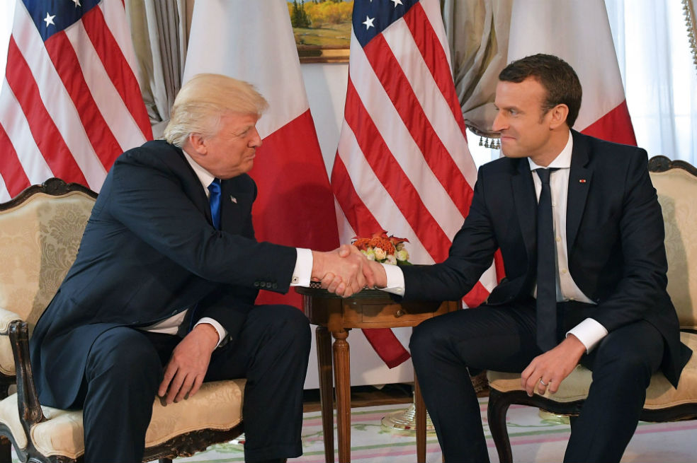 Macron visita Estados Unidos en medio de la incertidumbre