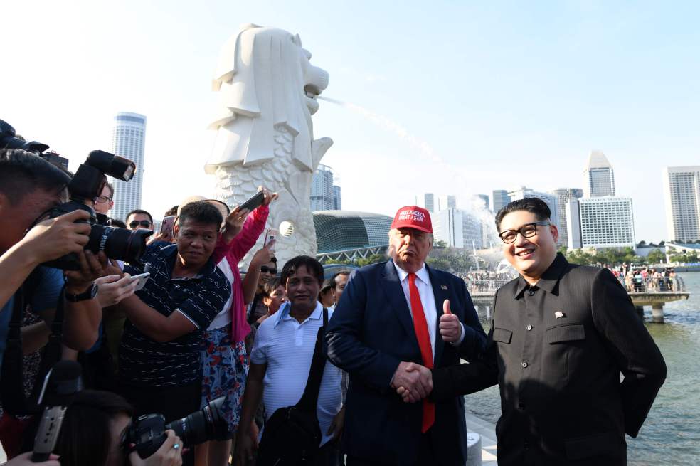 Trump conoce a Kim Jong-un