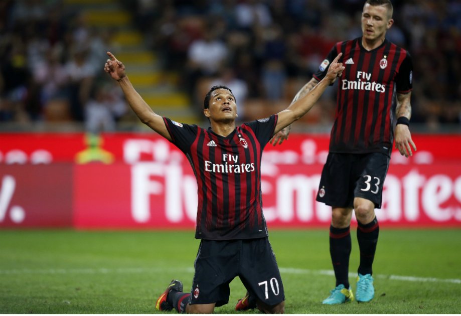 En un partido vibrante, Milan derrotó 4-3 al Sassuolo con anotación de Carlos Bacca