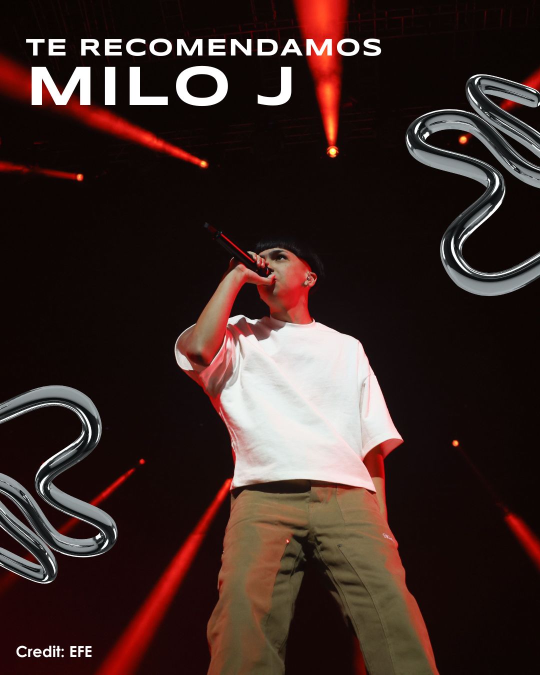 Milo J se viralizó en TikTok con la canción "Milagrosa". Nació en 2006. Es rapero, cantante y compositor argentino.