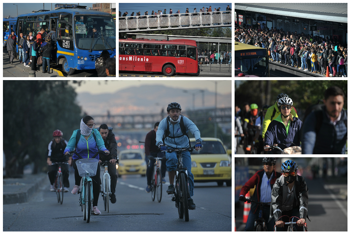 En imágenes: así transcurre el Día sin carro y sin moto en Bogotá