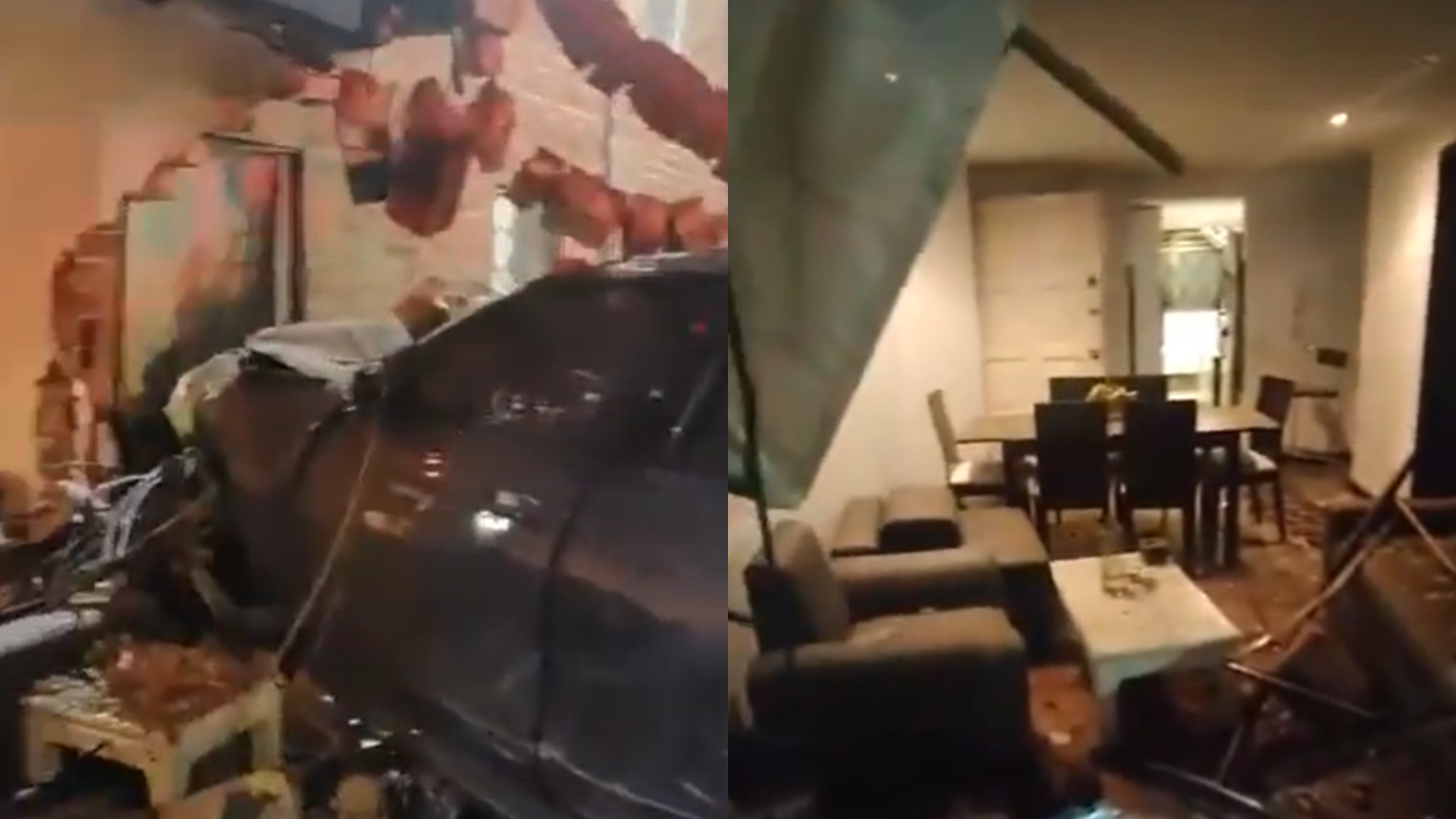 Lujoso carro BMW terminó estrellado contra apartamento en Ciudad Salitre