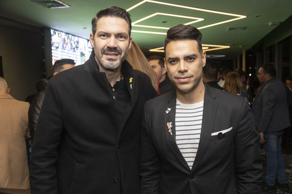 Estrellas del fútbol y famosos en el lanzamiento de la Liga F7 World Series.