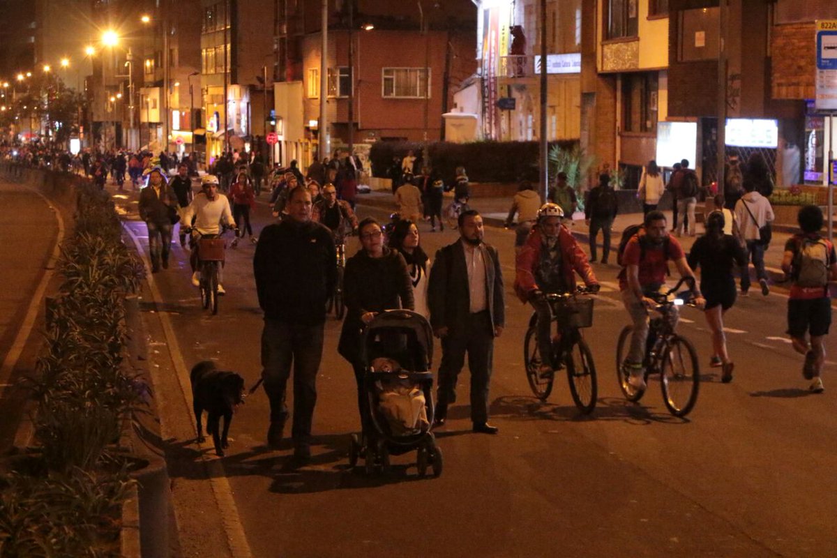Galería: Los horarios, sectores y rutas de la ciclovía nocturna en Bogotá hoy