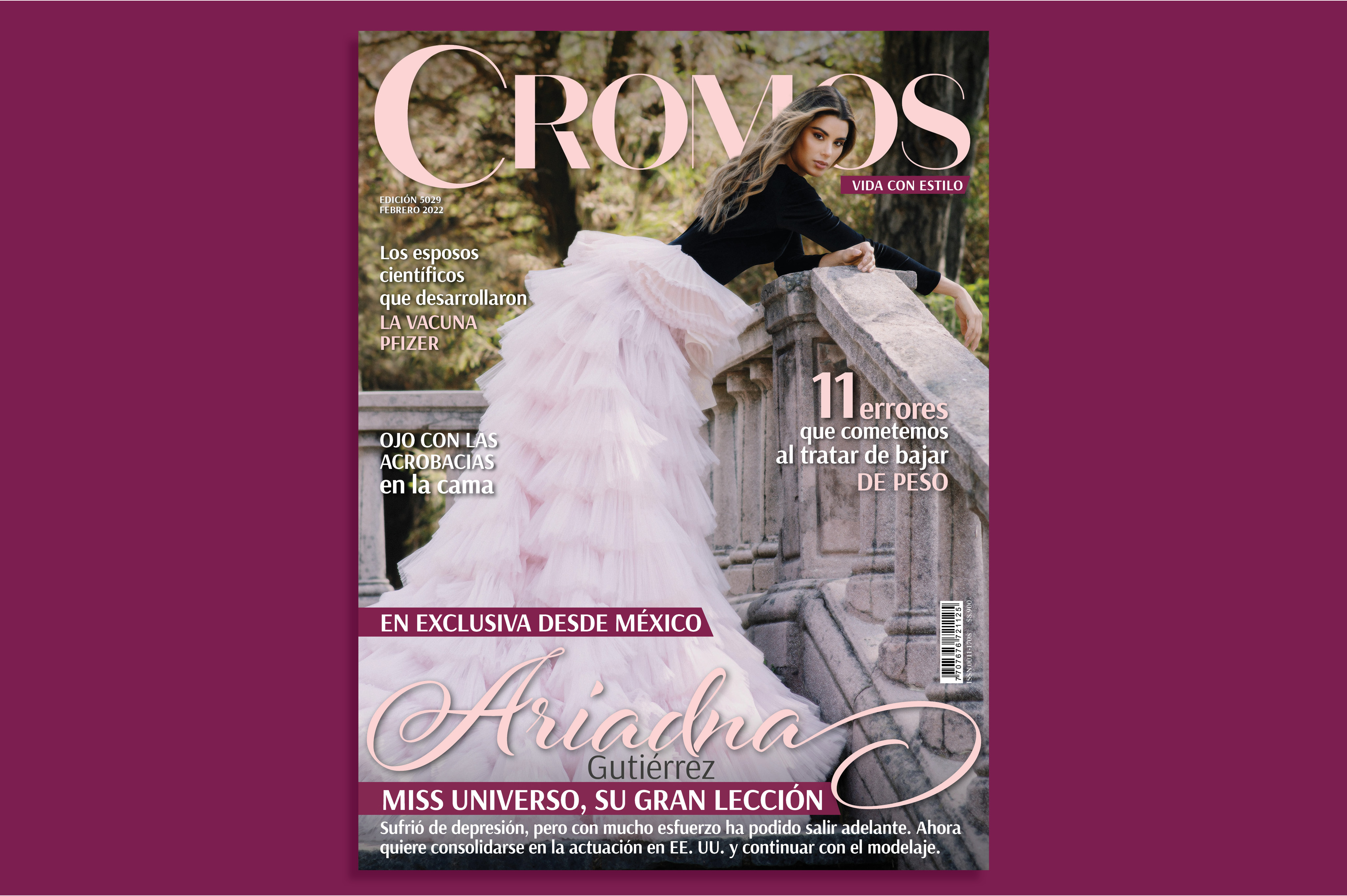 Ariadna Gutiérrez es la protagonista de la nueva edición de la Revista Cromos