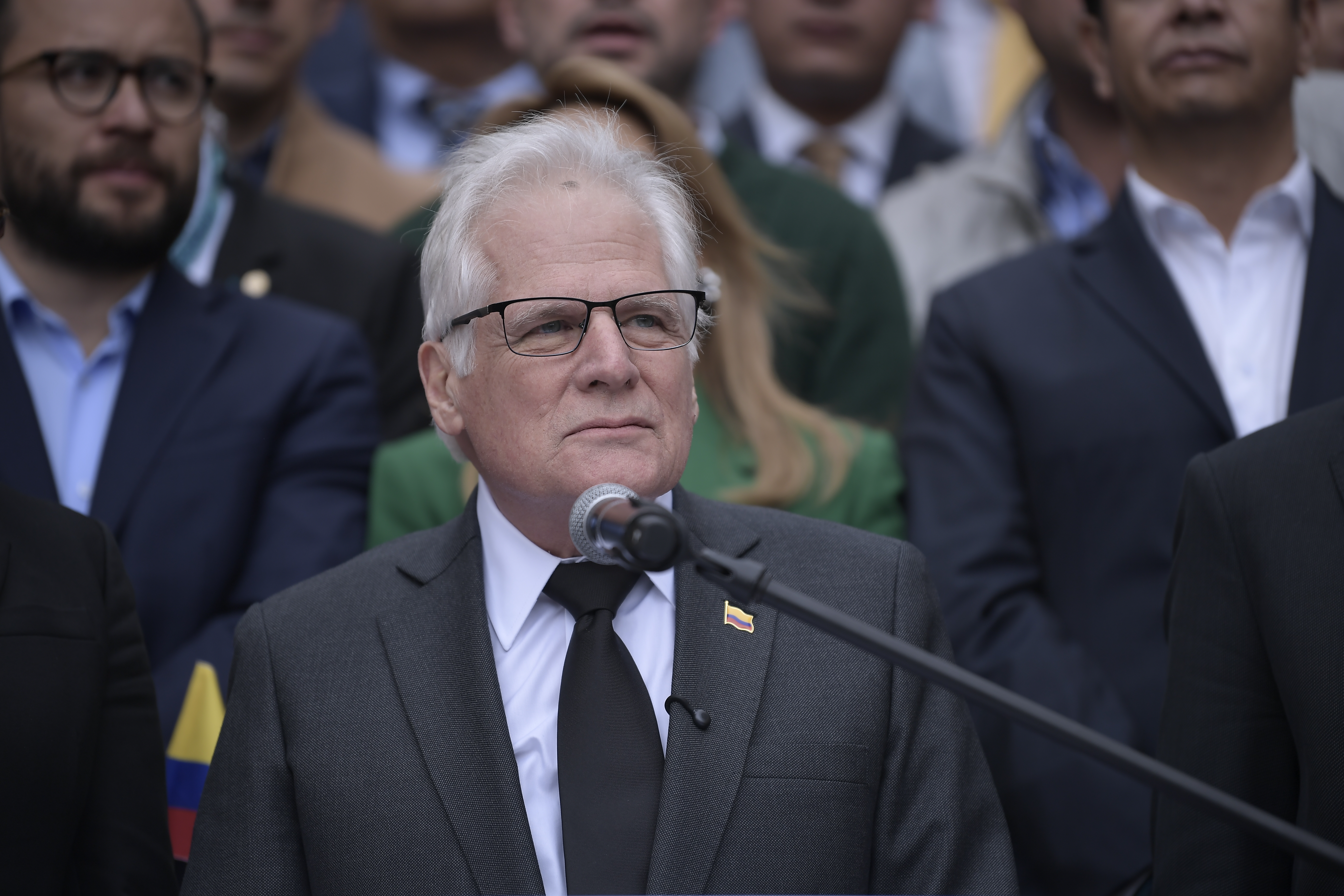 Lanzamiento de su precandidatura presidencial por el Centro Democrático.