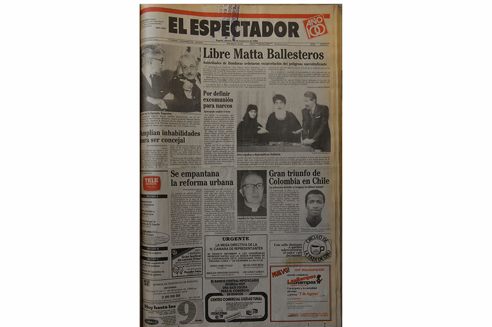 Estas eran las noticias del 29 de noviembre de 1986