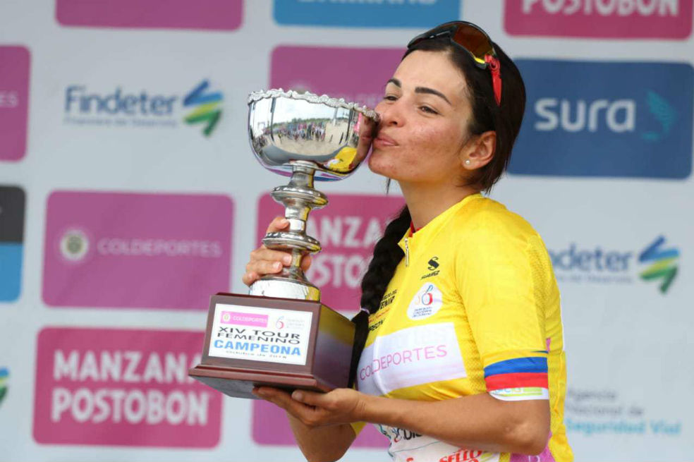 Estefanía Herrera, campeona del Tour Femenino