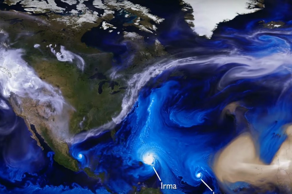 El video en el que la Nasa muestra cómo fue la intensa temporada de huracanes de 2017