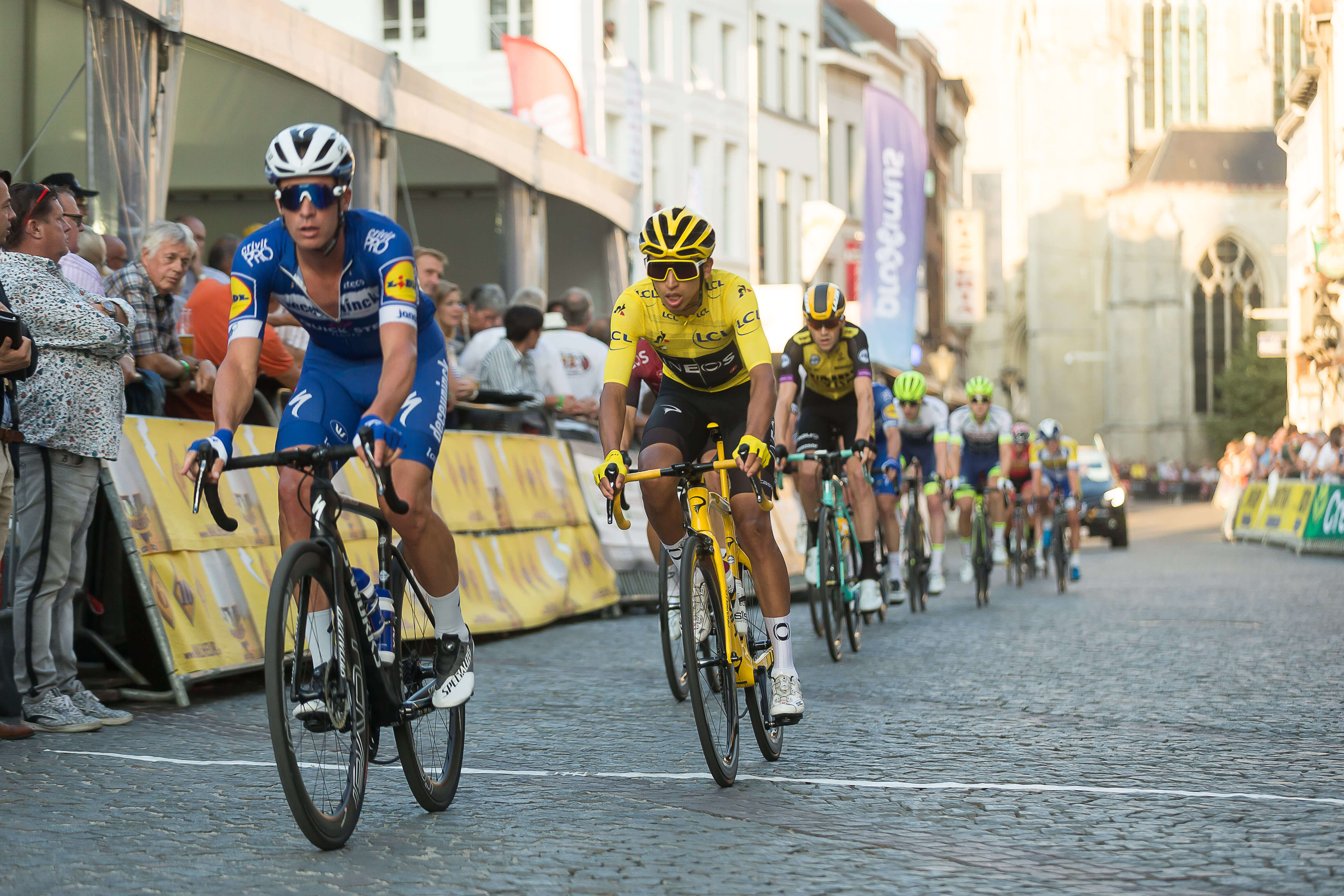 Egan Bernal no descansa: fue segundo en el criterium de Aalst