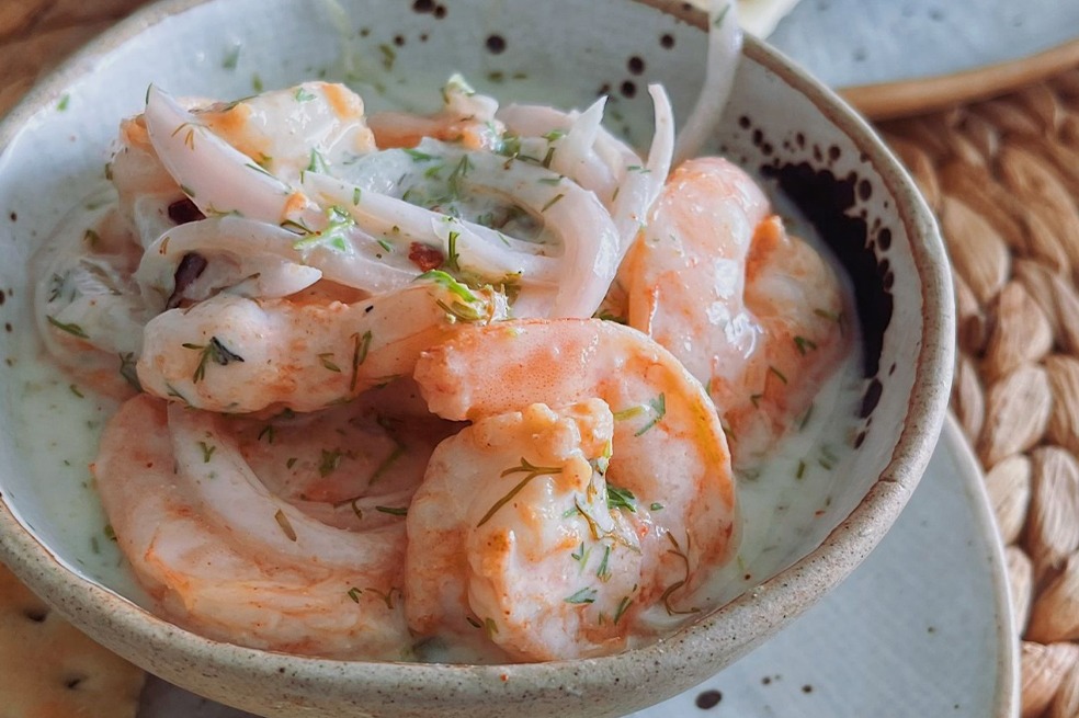 Nueve ingredientes para preparar ceviche de camarones