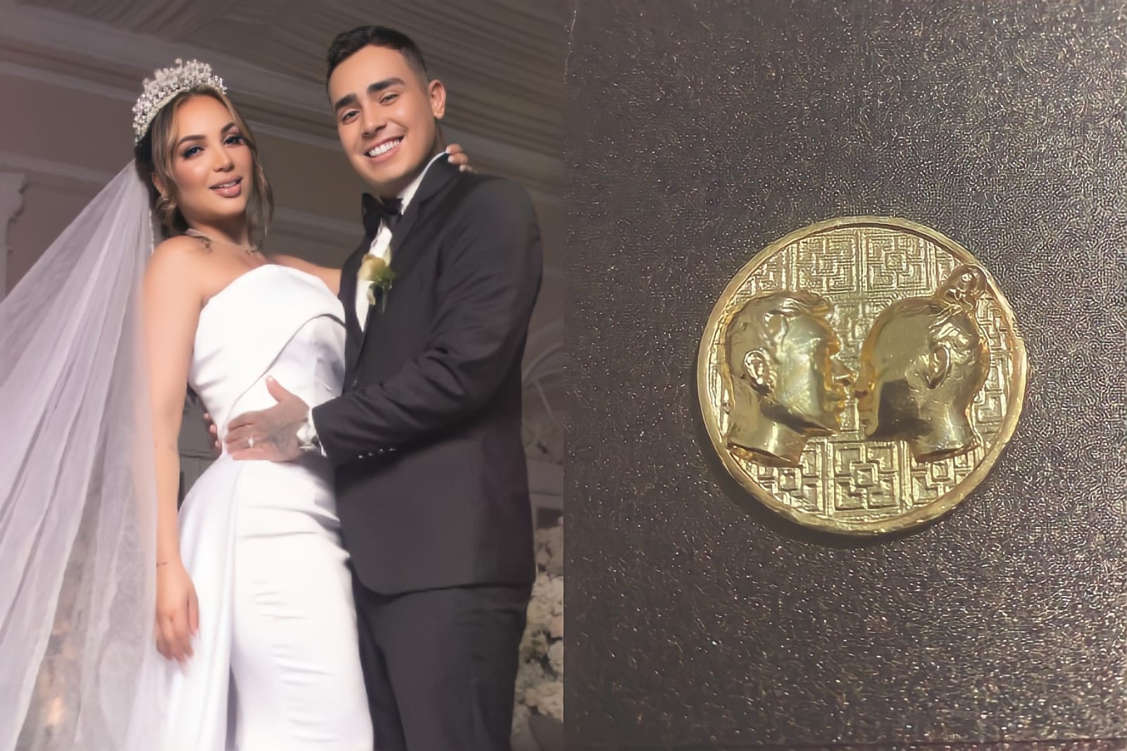 Valdiri y Saruma: Este es el verdadero significado de la moneda de oro en su boda