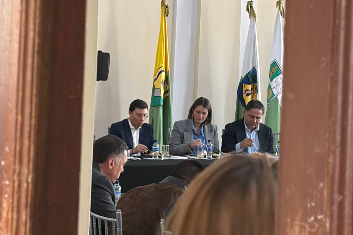 Paloma Valencia en reunión con liberales.