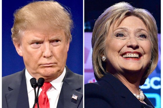 Clinton y Trump, escapados