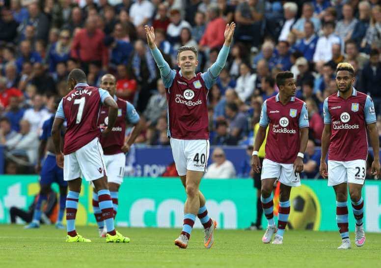 Jack Grealish, jugador agredido del Aston Villa. / AFP