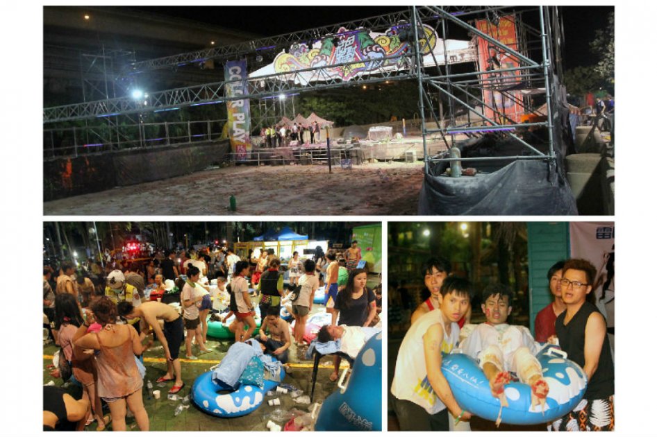 Más de 200 personas hospitalizadas tras explosión en parque de atracciones de Taiwán